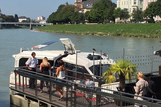 Amphibious Splash Tour on the water & on the land in Salzburg - Fortress Hohensalzburg and Festival Area views from the road