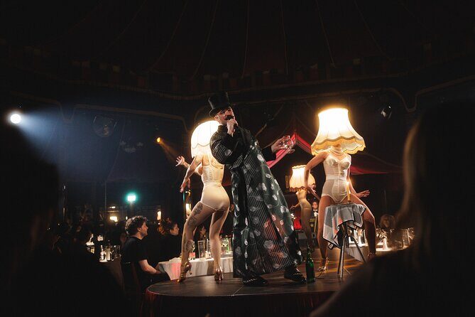 Burlesque Dinner Club The ultimate dinner club experience - Atmosphere and Tone: Glamour, Glam Grit, and a Flirty Line