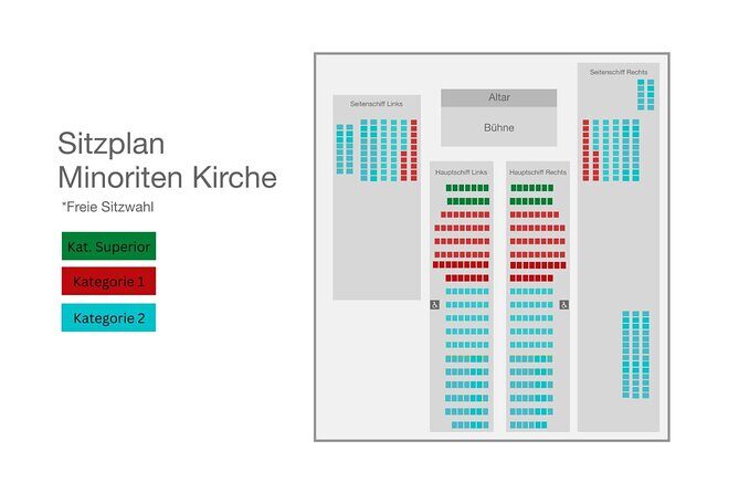 Classical Concerts in the Minorite Church - Tickets Vienna - Why Minoritenkirche is a smart choice for classical concerts