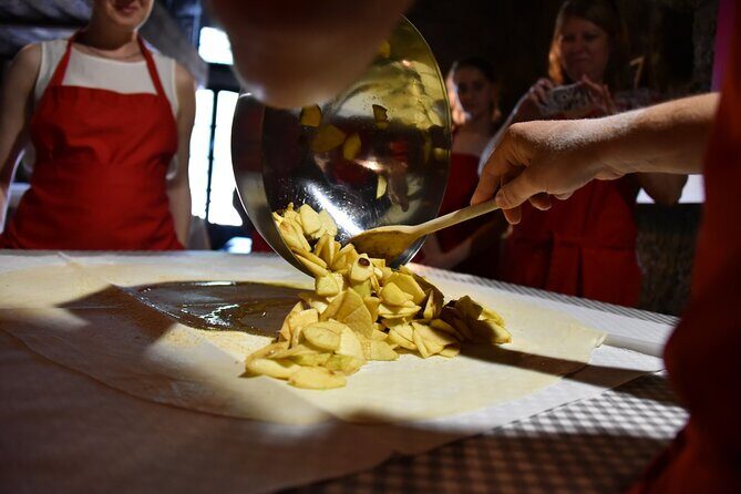 Dinner Cooking Class - Prezels, Dumplings, Apple Strudel & Music - How the class runs: timing, group size, and meeting point