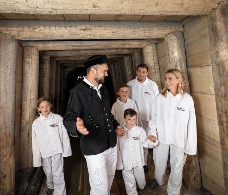 From Salzburg: Salt Mines Package - The White Gold Adventure - Languages: German/English guide plus an audio app for extras