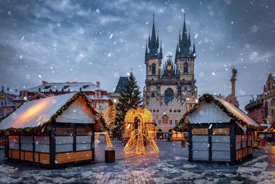 From Vienna: Prague City Guided Tour With Hotel Pickup - Christmas Markets in Old Town Square and Wenceslas Square