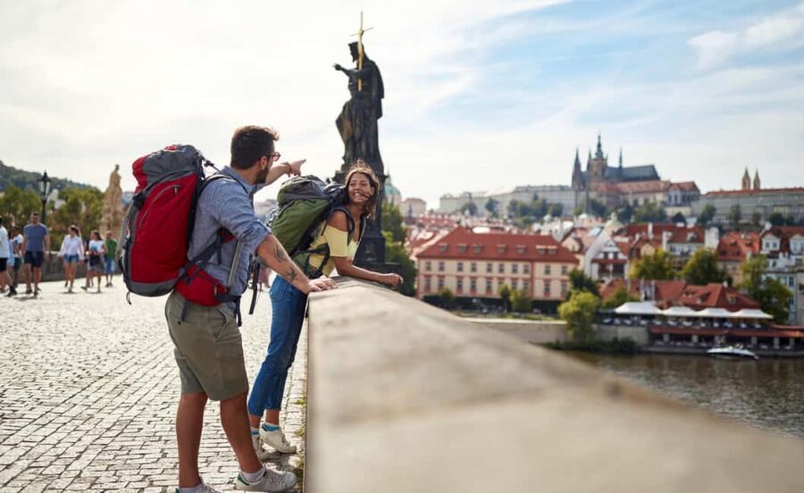From Vienna: Prague City Guided Tour With Hotel Pickup - Prague Castle: Views, Walking, and the Winter Skyline