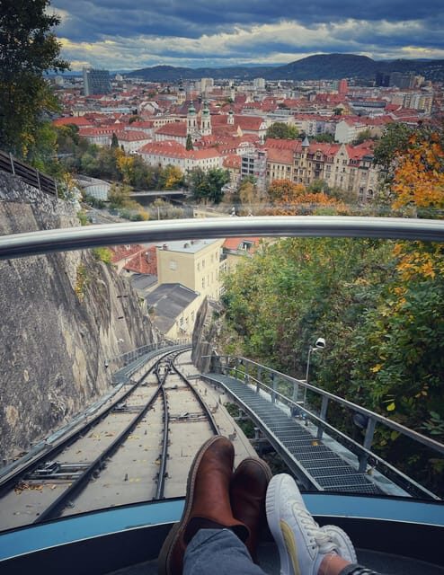 Graz: Funicular Ride & Schlossberg Picnic Experience - Meeting at Schlossbergplatz: get your bearings fast