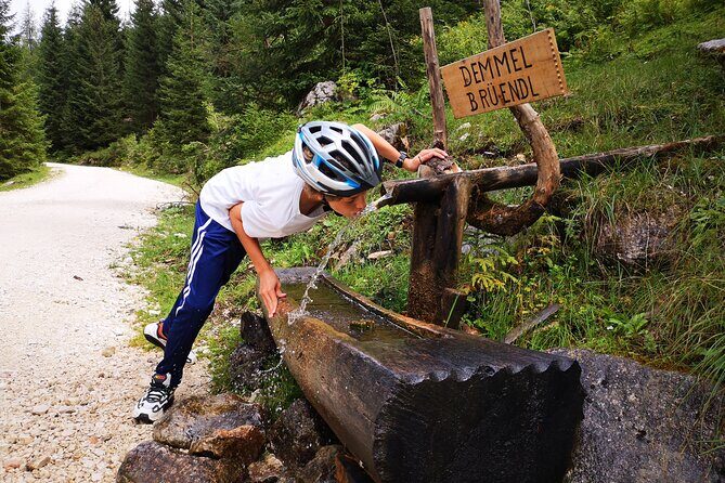 Guided e-bike tour of the alpine pastures in the Salzkammergut - Roßalm and the first big pastoral pause: where the snack garden does its job