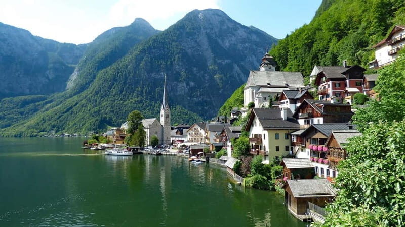 Hallstatt, Salt mine, Funicular, sky walk Trip From Salzburg - Hallstatt: UNESCO village time, lake views, and waterfall stops