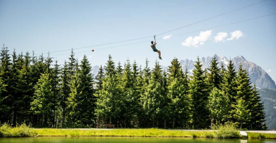 Hornpark - High Ropes Course - Entering The Hornpark: Where the Course Starts and What You See First