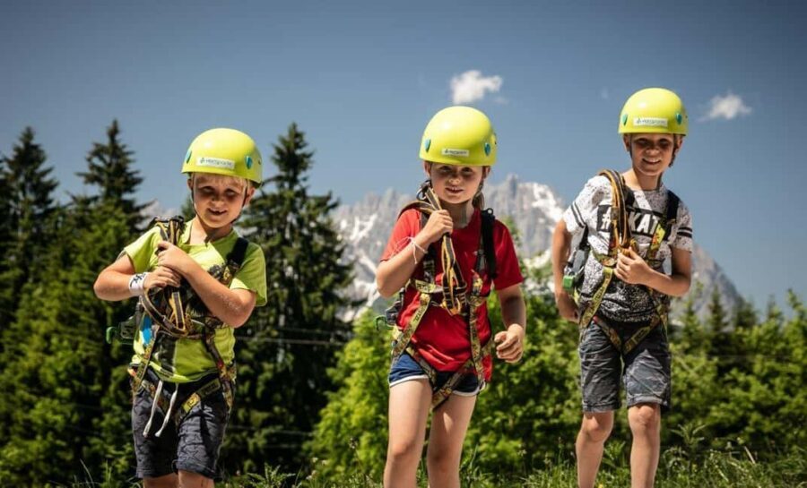 Hornpark - High Ropes Course - The Main Event: Flying Fox Over the Lake and the Tarzan Jump