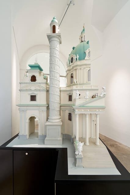 Karlskirche Entry Ticket with Panoramic Terrace Access - Organ loft: get close to the gilded details