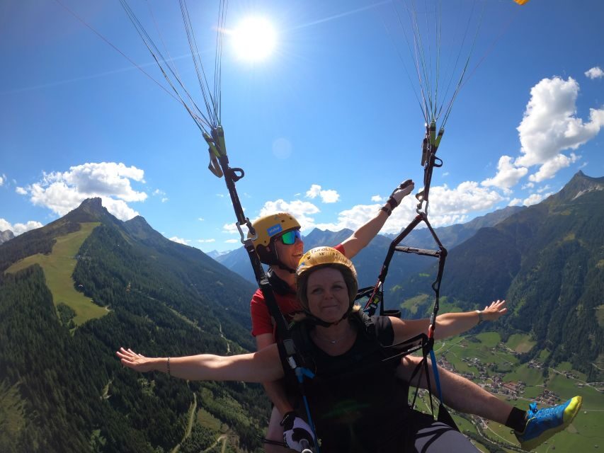 Neustift im Stubaital: Panoramic Tandem Paragliding Flight - Cable car up to the launch: short, scenic, and part of the pacing
