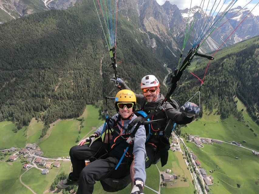 Neustift im Stubaital: Panoramic Tandem Paragliding Flight - Where you meet: Flugschule Parafly, parking, and a spectator-friendly landing field