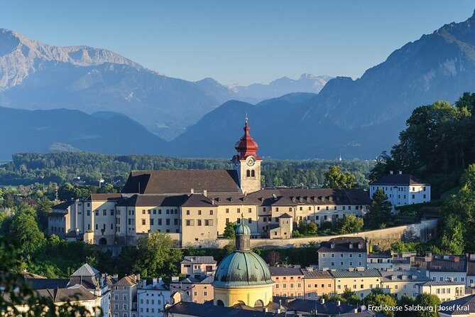 Original Sound of Music Tour Salzburg With Schnitzel and Noodle - The Nonnberg Convent and Abbey story backdrop