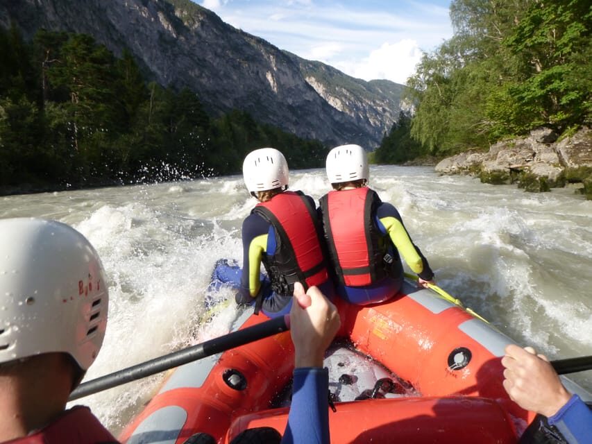 Ötztal: Action Whitewater Rafting at Imster Canyon - Photographer moments, rafting drink, and the shower finish line