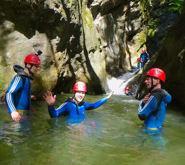 Ötztal: Obere Auerklamm Canyoning Tour for Beginners - The 4-hour plan: transfer, briefing, canyon stations, and the finish