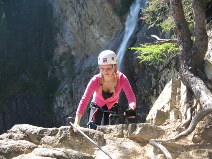 Ötztal: Via Ferrata Climbing Tour at Lehner Waterfall - Exiting the Ferrata and Hitting the Trail Back to the Base