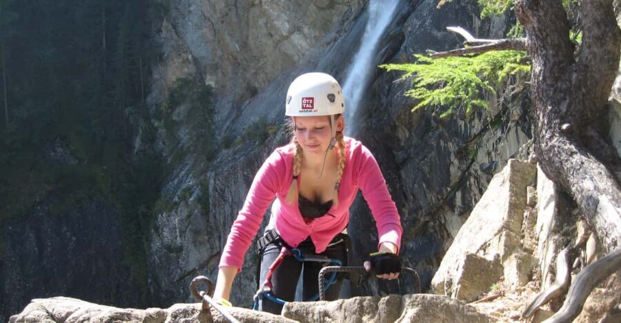Ötztal: Via Ferrata Climbing Tour at Lehner Waterfall - Safety Talk, Harnesses, and Why Beginners Aren’t Left Guessing