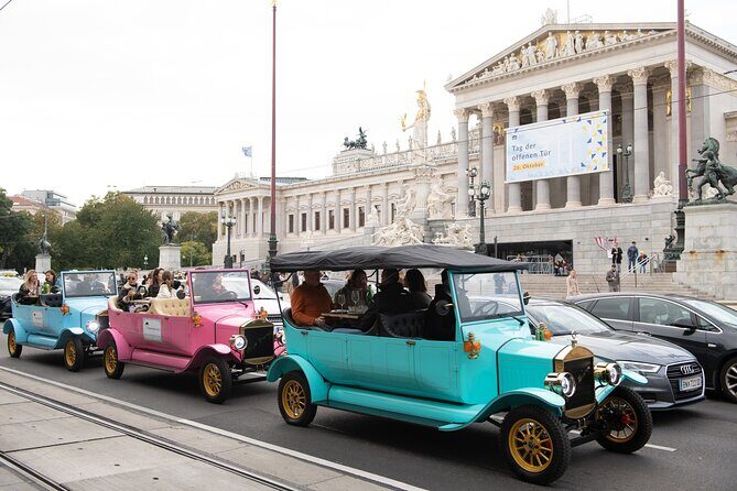 Panoramic Vienna City Tour Passing by the Most Famous Landmarks - Ringstraße icons: Parliament, Burgtheater, City Hall, University