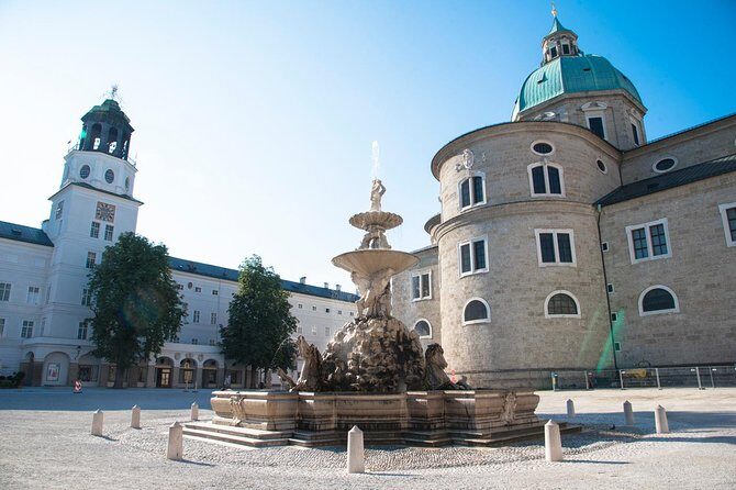 Salzburg Highlight Tour with Fortress Hohensalzburg - Salzburg Dom and crypt: where Mozart’s baptism matters