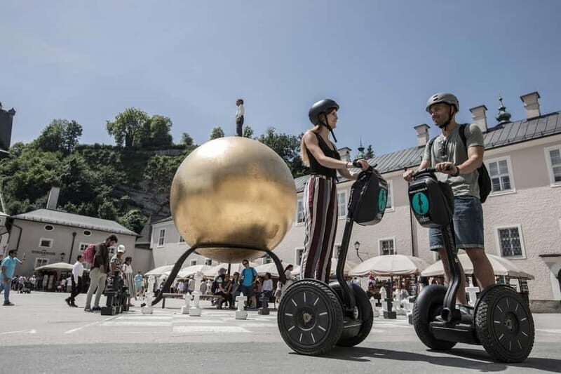 Salzburg: Segway sightseeing tour - First training at Wolf-Dietrich-Straße 3: what you do before sightseeing