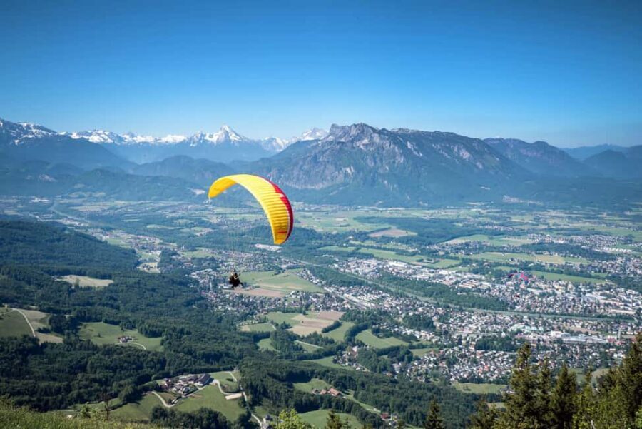 Tandem Paragliding Salzburg City - Gaisberg start: meeting point, getting there, and what to wear