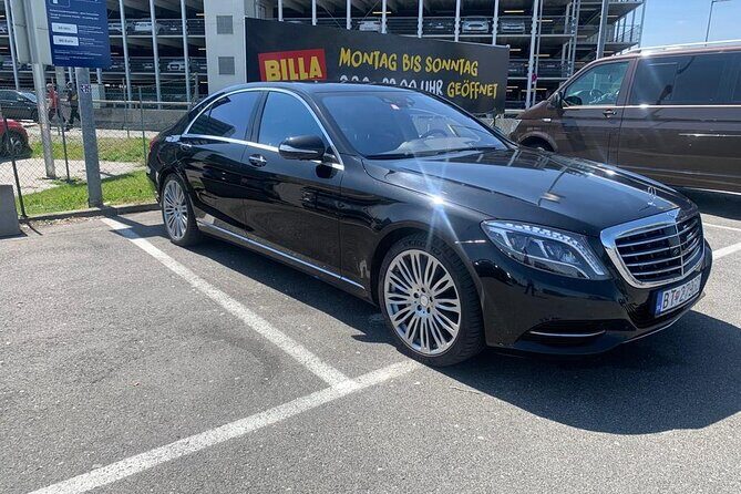 Transfer from Vienna airport to Bratislava - Choosing the right vehicle: Mercedes E, Mercedes S, or the van