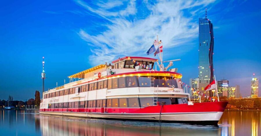 Vienna: 3,5-Hour Danube Cruise "Greek Night" - Where you board: Handelskai’s Schifffahrtszentrum and pier 7