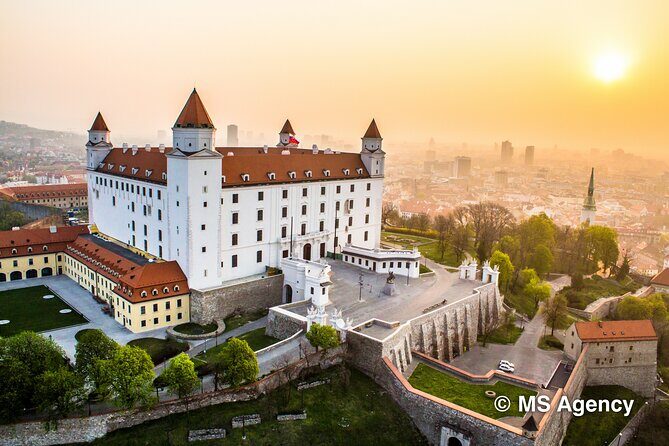 Vienna: Budapest & Bratislava Two Capitals Day Trip - Bratislava Castle: The White Hill Landmark and Sweeping Views