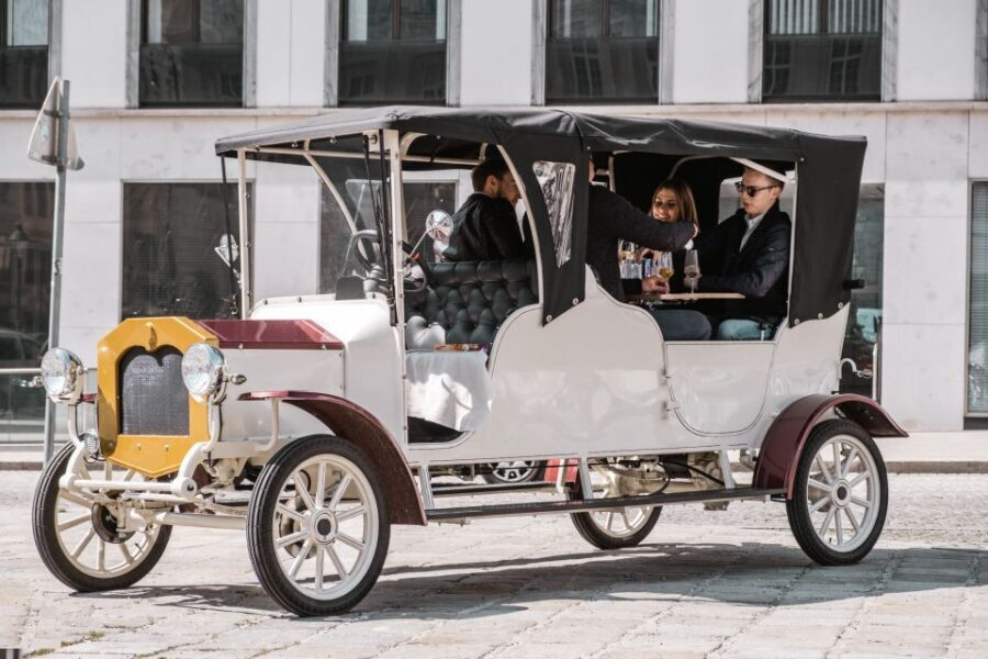 Vienna: City Sightseeing Tour in an Electro Vintage Car - Burgtheater and Volksgarten: art and calm in the same scene
