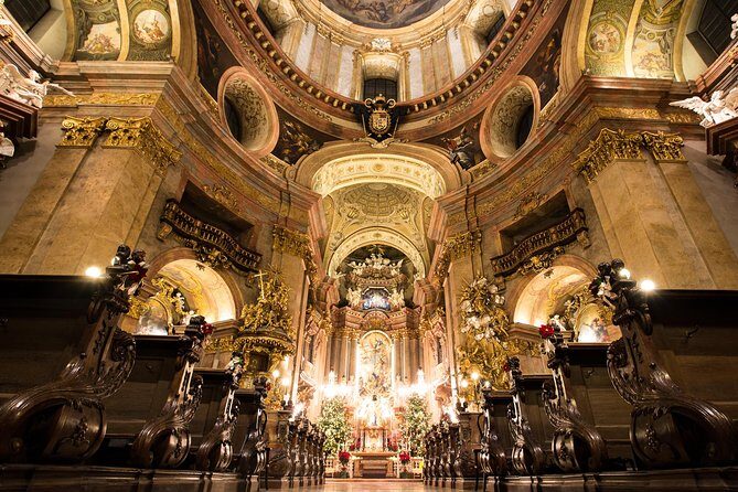 Vienna Classical Concert at St. Peter’s Church - The actual evening flow: box office to vault seats