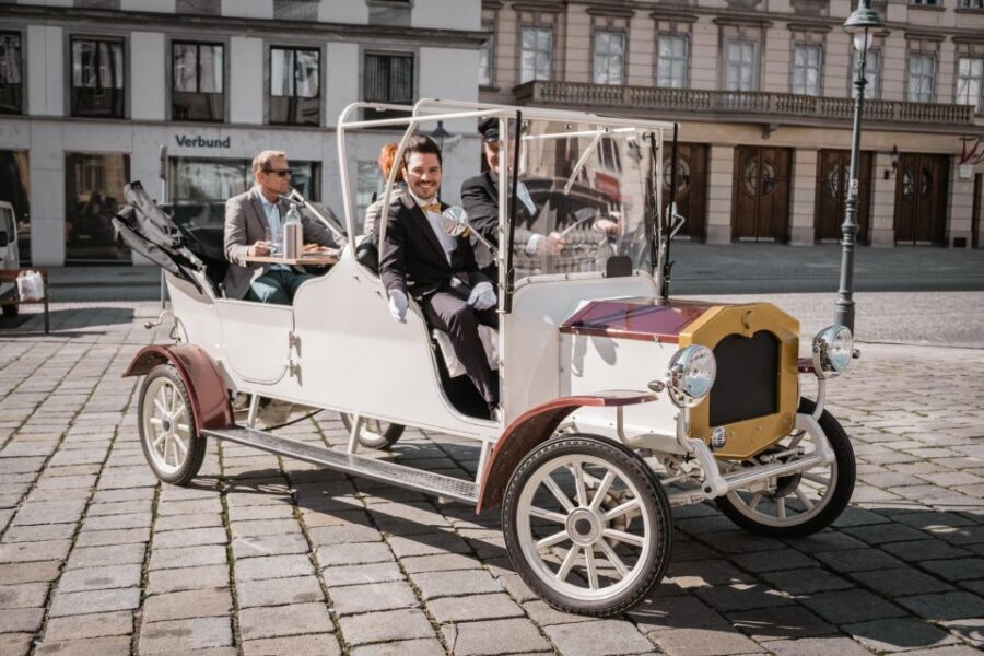 Vienna: Culinary Sightseeing Tour in an Electric Vintage Car - How the electric vintage car changes the whole vibe