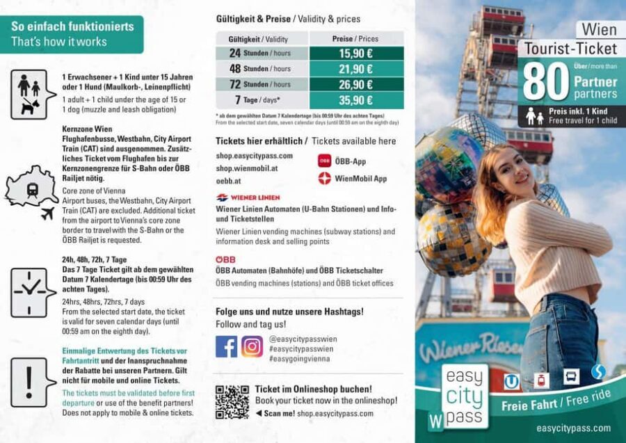 Vienna: EasyCityPass | City Card | Bus Metro Tram | Savings - Key takeaways before you buy