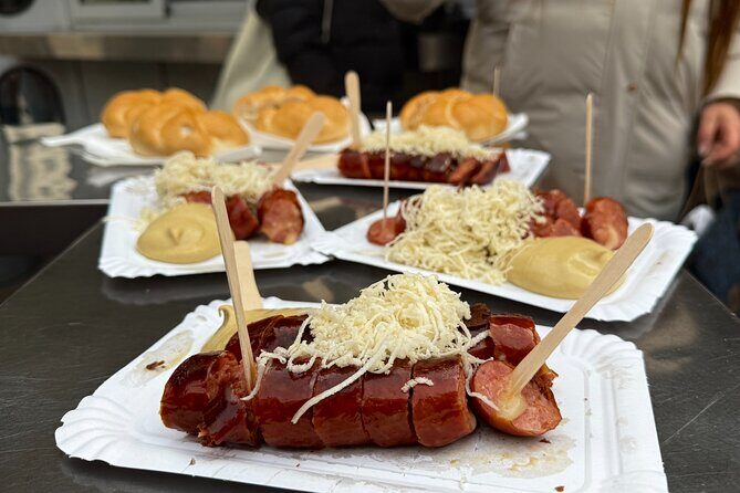 Vienna Guided Food Tour with 8 Food Tastings & A Secret Dish - Fleischmarkt’s Classic Meal Stop: Vienna Schnitzel, Goulash, Dumplings, and Wine Spritz