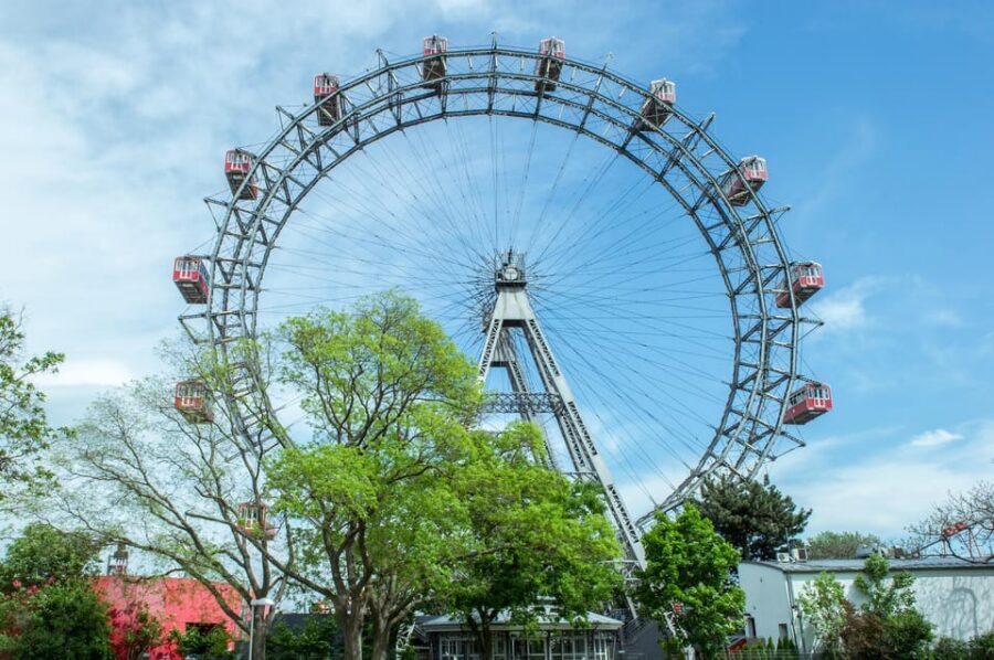 Vienna: Hop-on Hop-off, Ferris Wheel, and River Cruise - Palace Route to Schönbrunn: Big Grounds, Not Included Entry