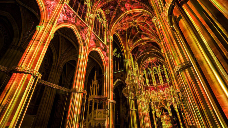 Vienna: Light of Creation Votive Church Immersive Light Show - Light, Sound, and the 360-Degree Effect You Can Feel