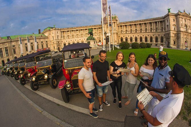 Vienna Oldtimer Tour (60 min) Incl. bottle of Prosecco - Café Mozart, the Opera / Staatsoper, and Hotel Sacher: the culture brands you can’t ignore