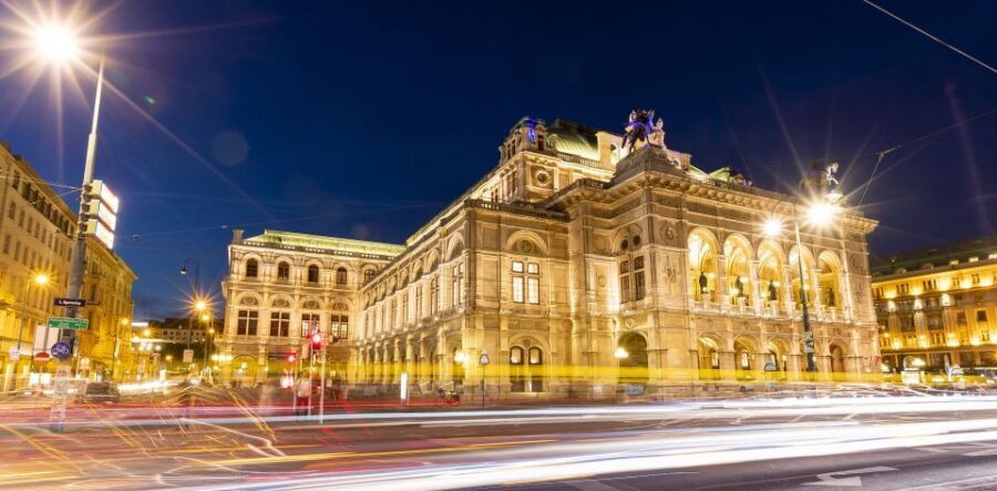 Vienna: Panoramic Night Tour by Bus - Rathausplatz and the City Hall: Vienna’s civic theater on the outside