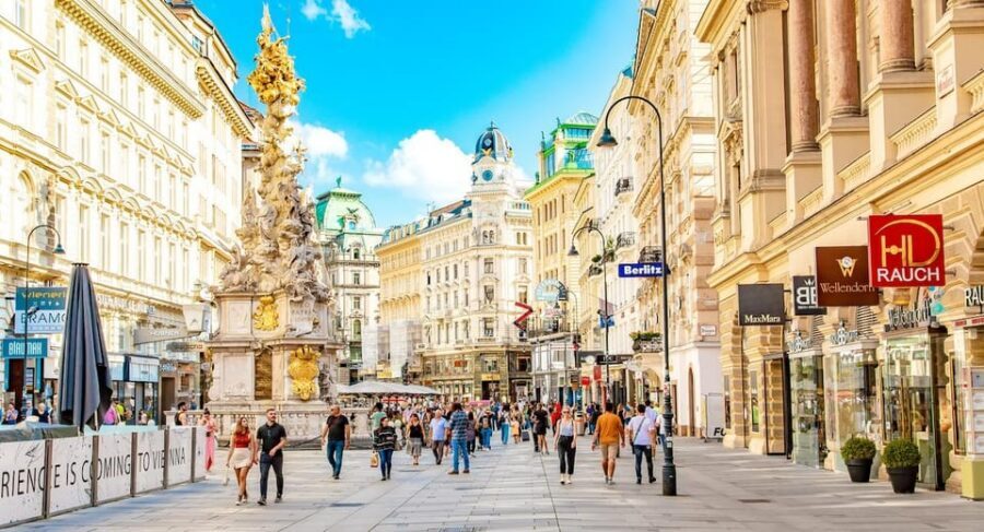 Vienna Private Full Day Tour – Tickets to Schönbrunn & Lunch - Plague Column and a church stop that helps you read the city
