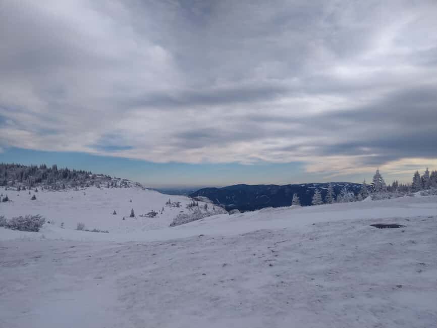Vienna: Relaxed Alpine Snowshoe Experience Guide & Transfer - Meeting at Wien Hauptbahnhof and the morning van to Rax