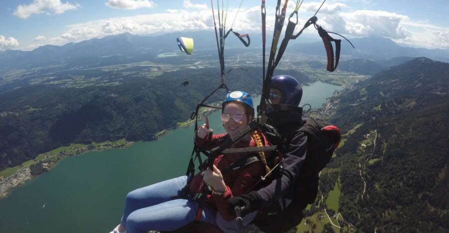 Villach/Ossiachersee: Paragliding "Panorama" Tandemflug - Meeting at Turmöl: The Easy Start Before You Float