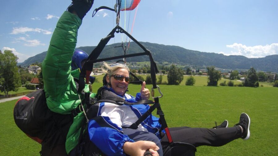 Villach/Ossiachersee: Paragliding "Panorama" Tandemflug - Gerlitzen Alpe Pause: Getting Your Bearings in Carinthia