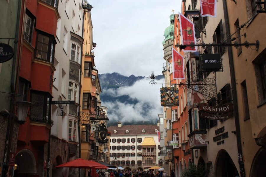 Winter Magic of Innsbruck: Christmas Spirit & Alpine Views - Maria-Theresien-Straße: the winter main street walk